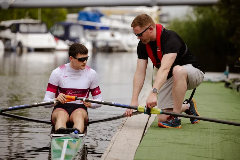 Launching in boat